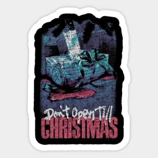 dont open till christmas Sticker